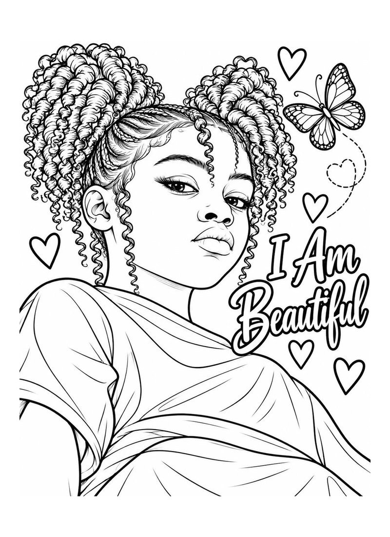 Inside page from The Beauty Continues Coloring Book