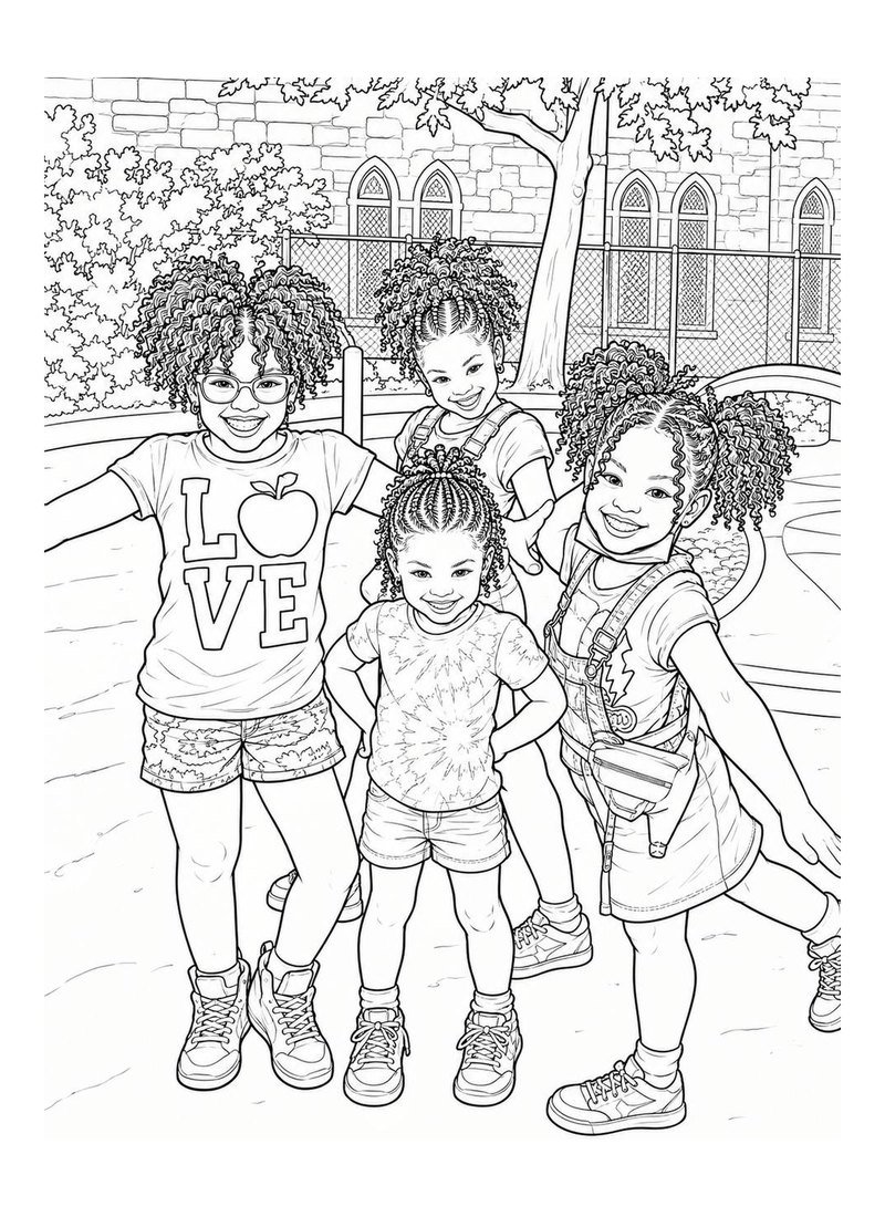 Inside page from The Beauty Continues Coloring Book