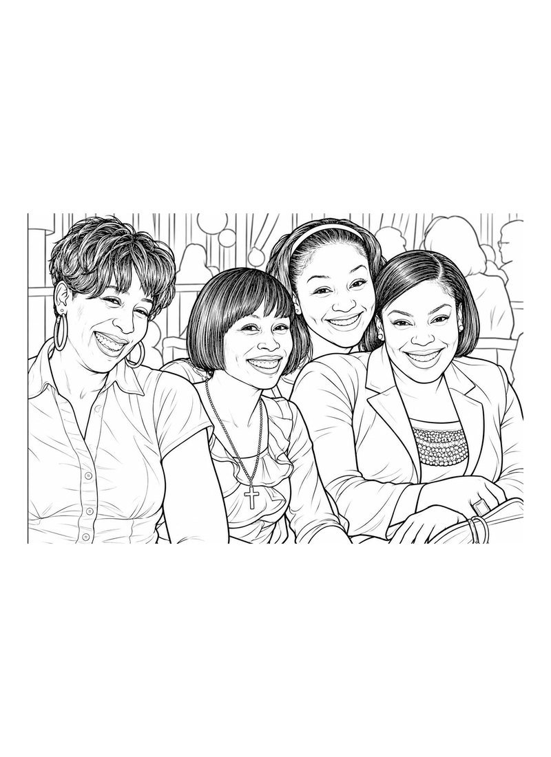 Inside page from The Beauty Continues Coloring Book