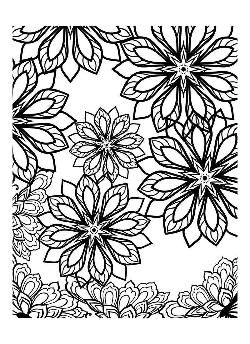 Inside page from You Are Beautiful Coloring Book