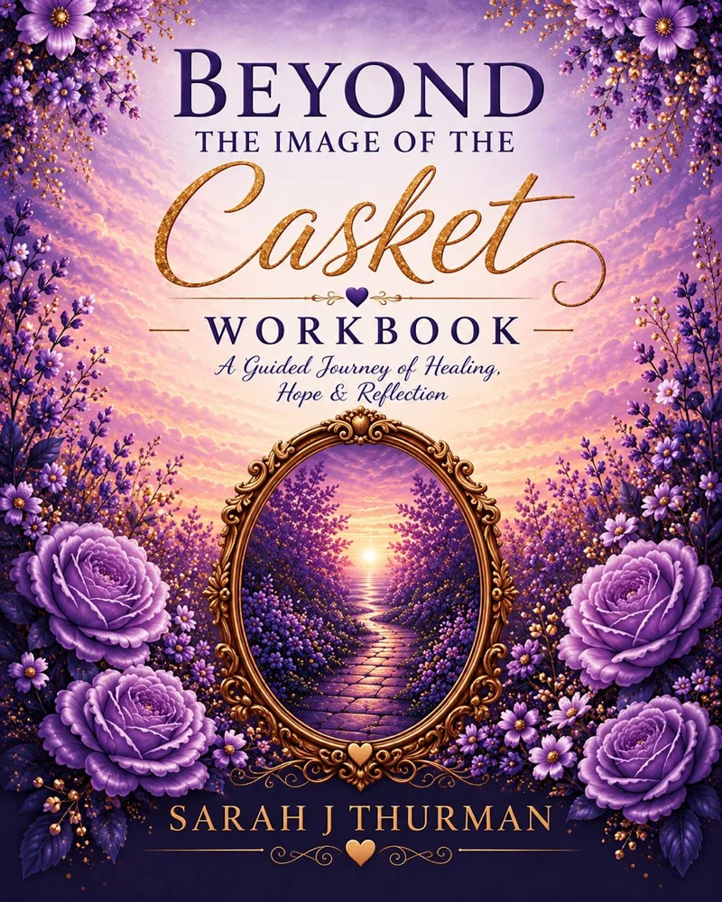 Cover of Beyond the Image of the Casket: Grief Journal Workbook by Sarah J. Thurman