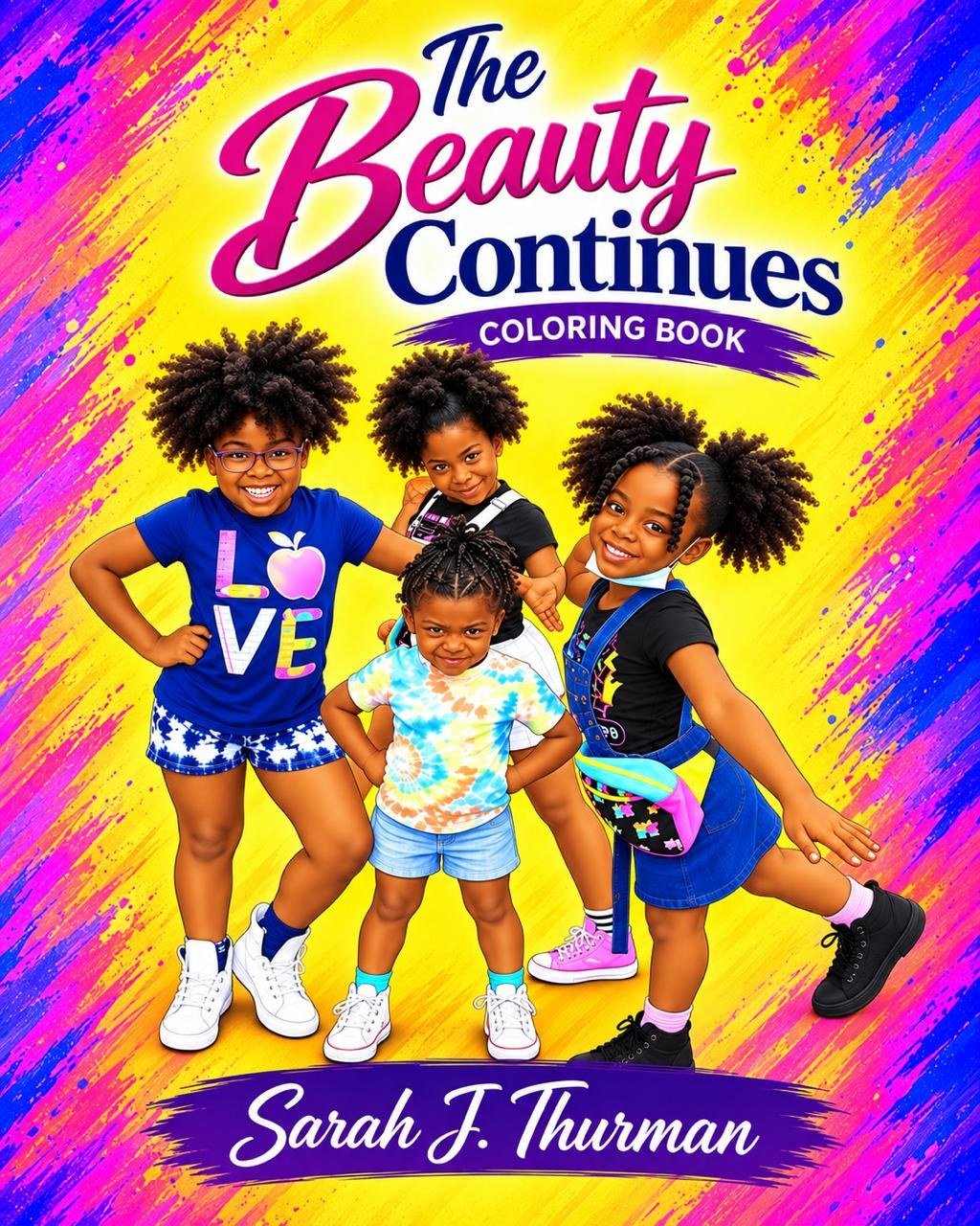 The Beauty Continues coloring book cover